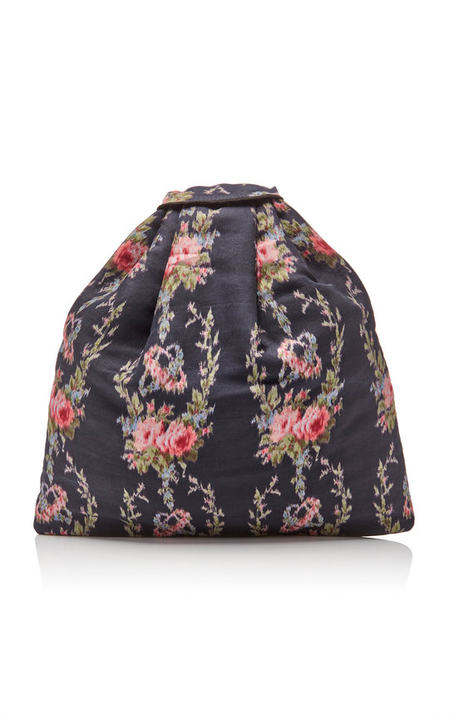 Freddie Floral Printed Silk Bag展示图