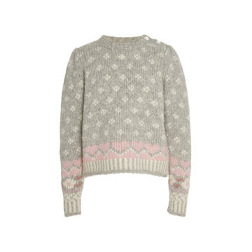 Rosie Patterned Mohair Sweater