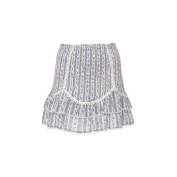 Raina Smocked Mini Skirt