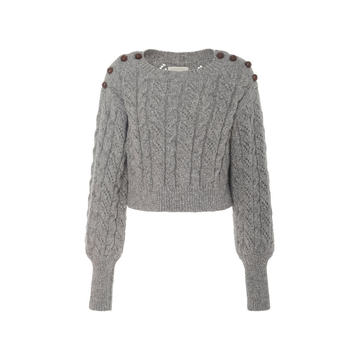 Persephone Shoulder Button Sweater