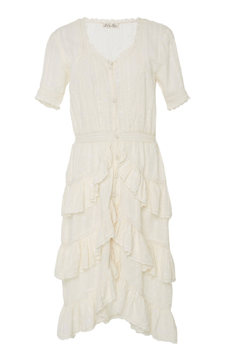 Bec Knee Length Ruffle Dress展示图