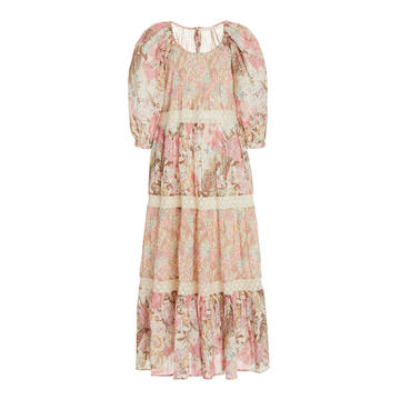 Evren Floral-Printed Cotton Dress