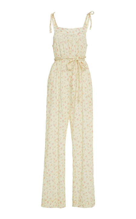 Mimi Sleeveless Floral Jumpsuit展示图