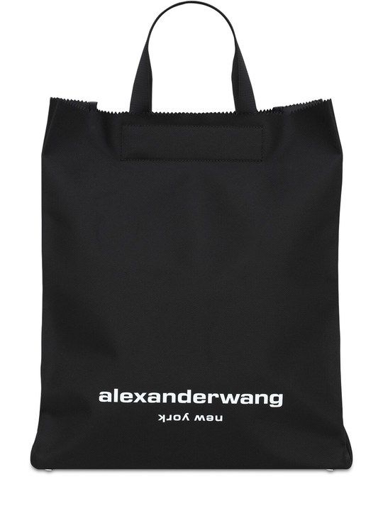 logo印花尼龍托特包 | alexander wang - idollook