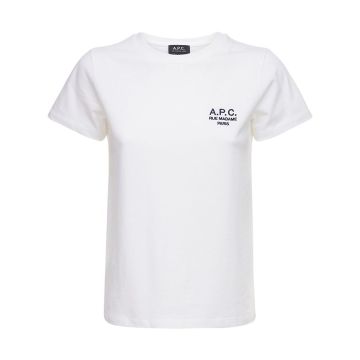 “DENISE“LOGO棉质平纹针织T恤