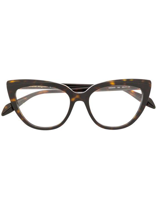 ALEXANDER MCQUEEN EYEWEAR AM0253O 002 HAVANA HAVANA TRANSPARENT Leather/Fur/Exotic Skins->Leather ALEXANDER MCQUEEN EYEWEAR AM0253O 002 HAVANA HAVANA TRANSPARENT Leather/Fur/Exotic Skins->Leather展示图