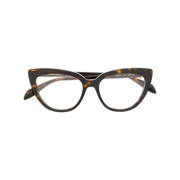 ALEXANDER MCQUEEN EYEWEAR AM0253O 002 HAVANA HAVANA TRANSPARENT Leather/Fur/Exotic Skins->Leather ALEXANDER MCQUEEN EYEWEAR AM0253O 002 HAVANA HAVANA TRANSPARENT Leather/Fur/Exotic Skins->Leather