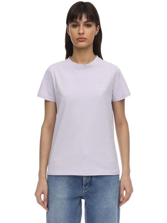 “DENISE”纯棉平纹针织T恤展示图