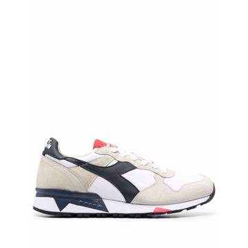 colour-block panelled low-top sneakers