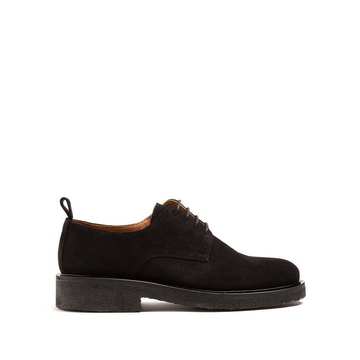 Suede derby shoes