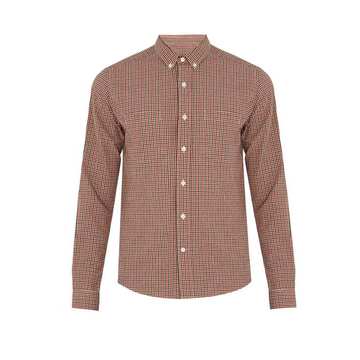 Checked cotton shirt Checked cotton shirt