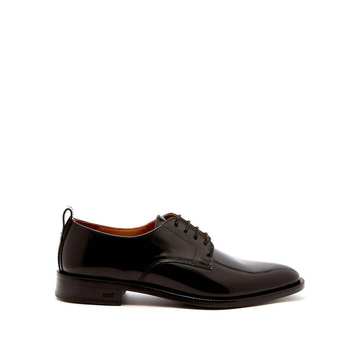 Leather derby shoes