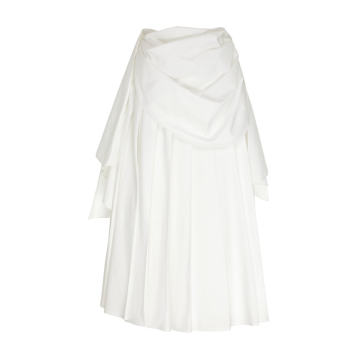 Pleated Apron Skirt