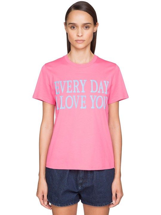 “EVERY DAY I LOVE YOU”纯棉T恤展示图