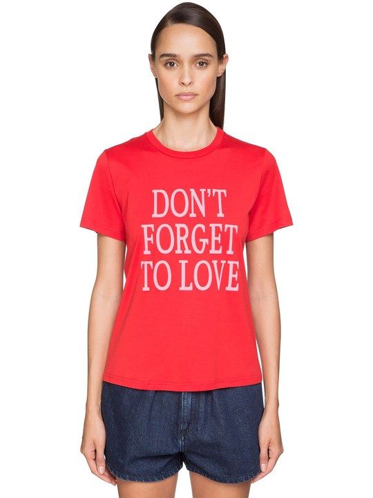 “DON'T FORGET TO LOVE”纯棉T恤展示图