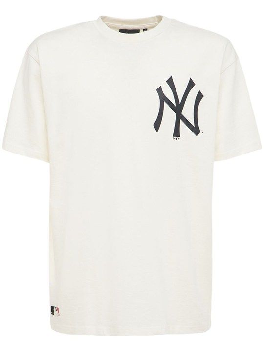 “NEW YORK YANKEES”LOGO棉质T恤展示图