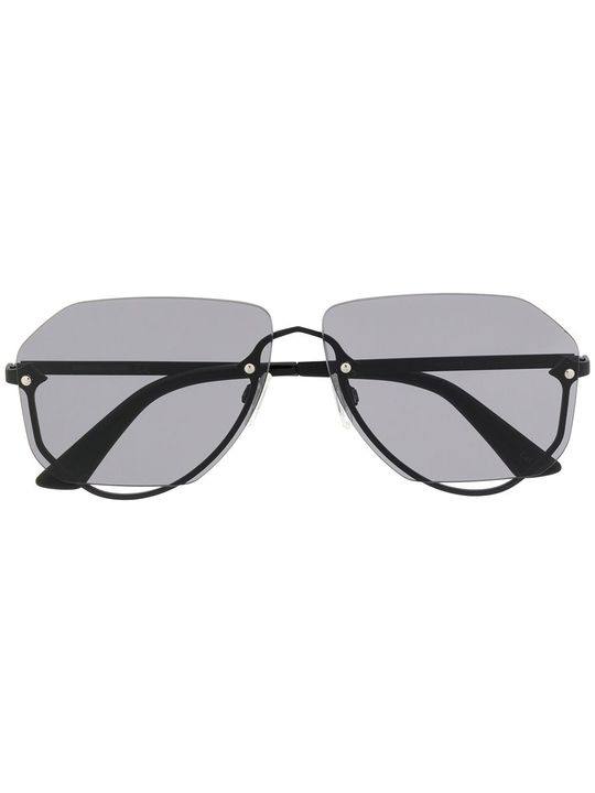 0257S00163 geometric-frame sunglasses展示图