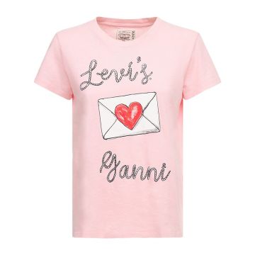 “LEVI'S PERFECT”印花平纹针织T恤