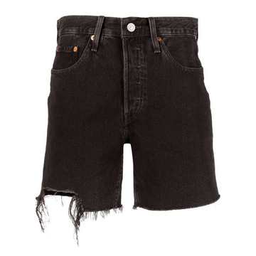 501 distressed denim shorts