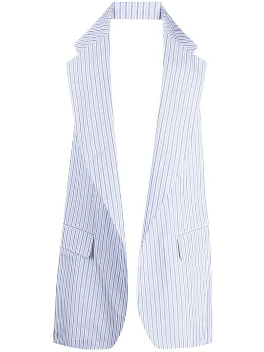 pinstripe-print waistcoat展示图