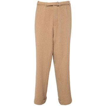 22厘米羊毛混纺宽松版型裤子