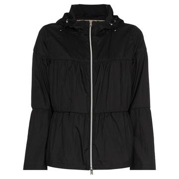 hooded lightweight jacket