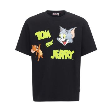 “TOM&JERRY”印花棉质T恤
