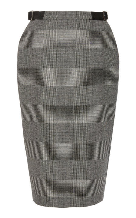 Bolan Wool-Blend High-Rise Skirt展示图