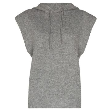 sleeveless drawstring hoodie