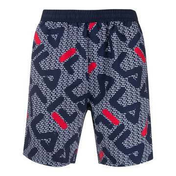 Mally logo print swim shorts Mally logo print swim shorts