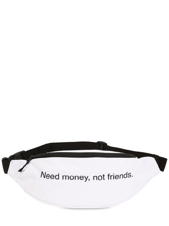 “NEED MONEY, NOT FRIENDS”腰包展示图