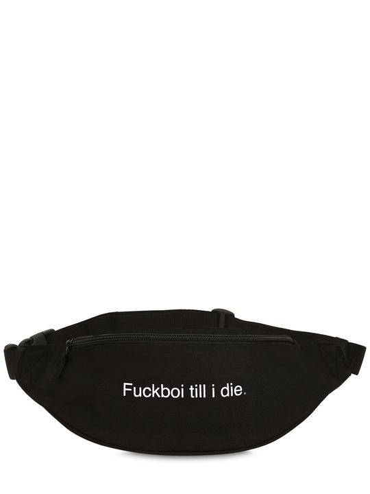 “FUCKBOI TILL I DIE”科技织物腰包展示图