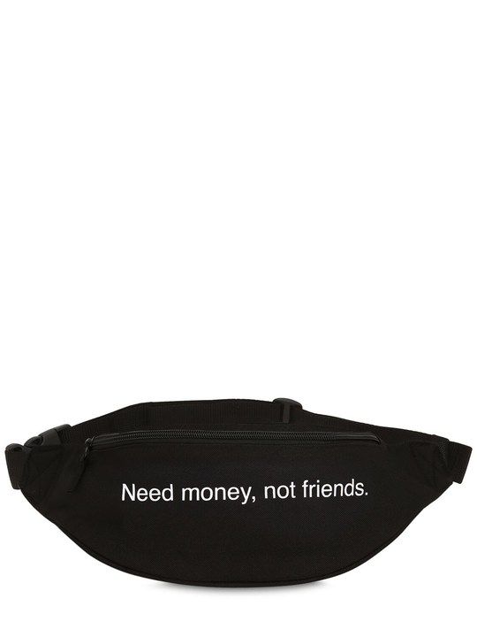 “NEED MONEY, NOT FRIENDS”腰包展示图