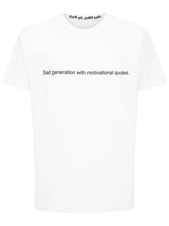 “SAD GENERATION”棉质T恤展示图