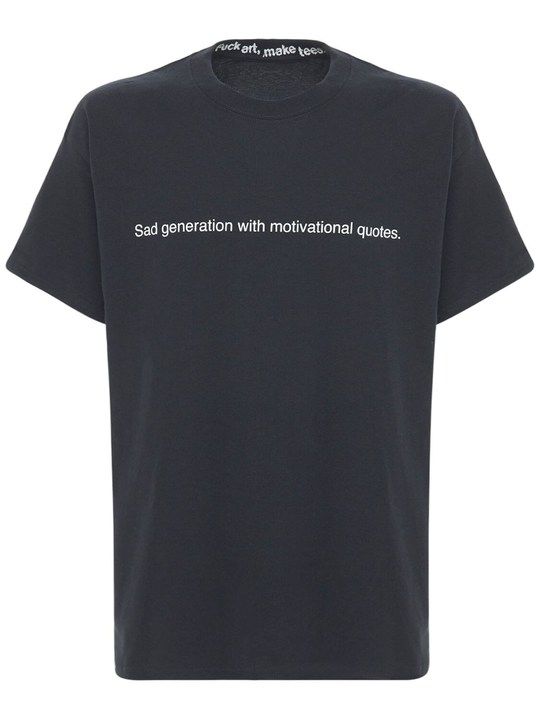 “SAD GENERATION”棉质T恤展示图