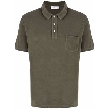 terrycloth-effect polo-shirt