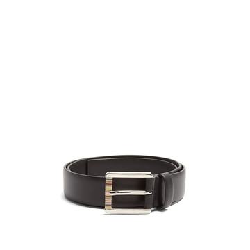 Artist Stripe leather belt