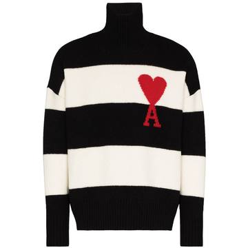 Ami de Coeur striped wool sweater