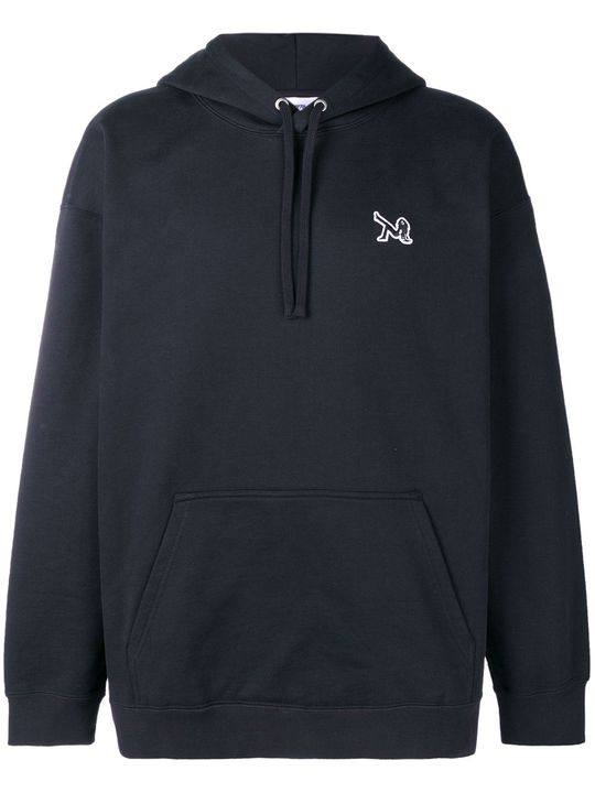 embroidered logo hoodie展示图