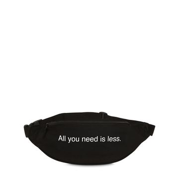 “ALL YOU NEED IS LESS”腰包