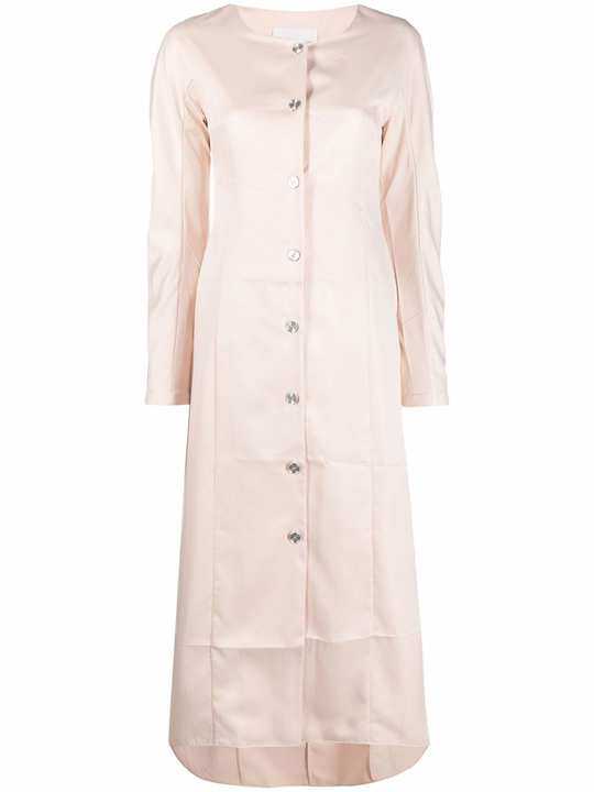 wrinkled-effect shirtdress展示图