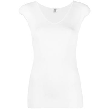 cap sleeve jersey T-shirt