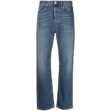 straight-leg jeans