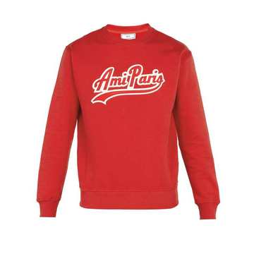 Logo-appliqué cotton sweatshirt