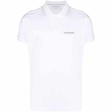 logo-print polo shirt