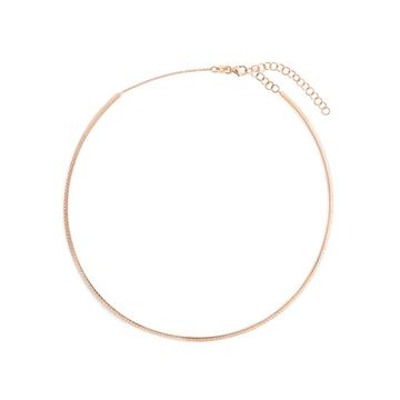 Diamond & rose-gold Bar choker