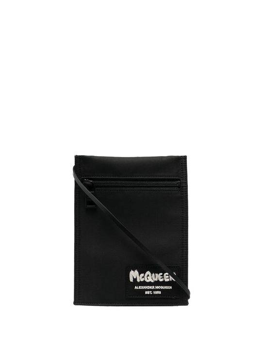 logo-patch messenger bag展示图