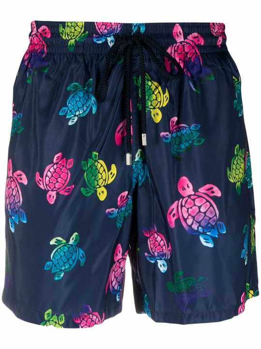 turtle-print swim shorts展示图