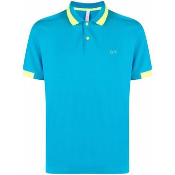 motif-embroidered polo shirt