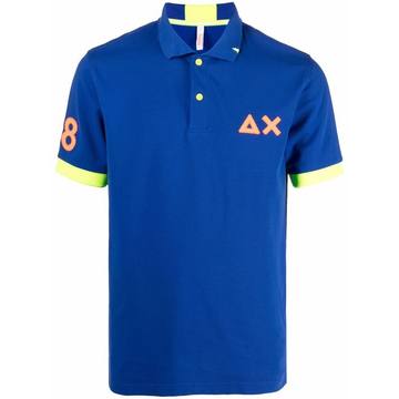 motif-embroidered polo shirt